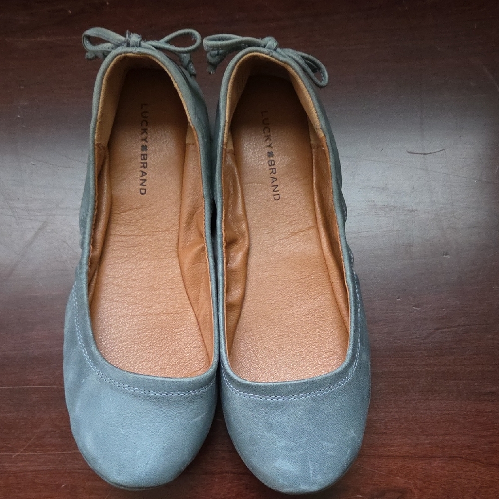 Lucky Brand Emmoluse Women's Soft Blue Flats